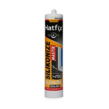 Hatfix Silikonize Mastik Siyah 500Gr