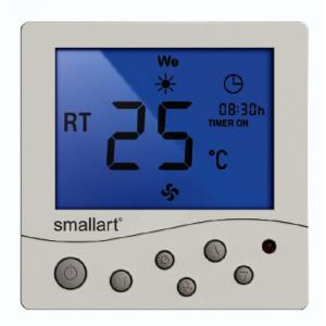 Smallart Sıva Üstü Dijital Fancoil Termostatı Sm2008FFS-L